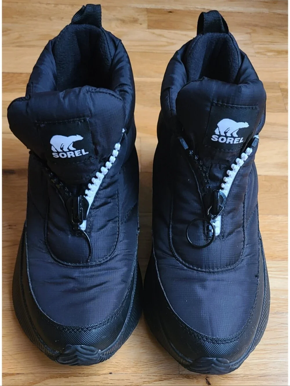 Sorel Out n About III Puff Zip Boot 8.5 Black Resortwear Cottagecore Streetwear